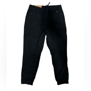 Eddie Bauer Rainier Fleece Lined Jogger Pants Black Size 6 New